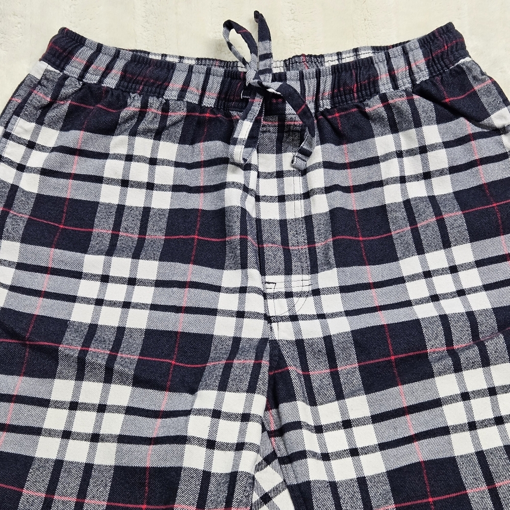 Eddie Bauer Sleepwear Pants Mens Medium Buffalo Plaid Checked Flannel Cotton - Picture 5 of 9